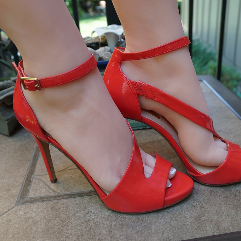 INC International Concepts TANGERINE Sandal Heels Sz. 8M